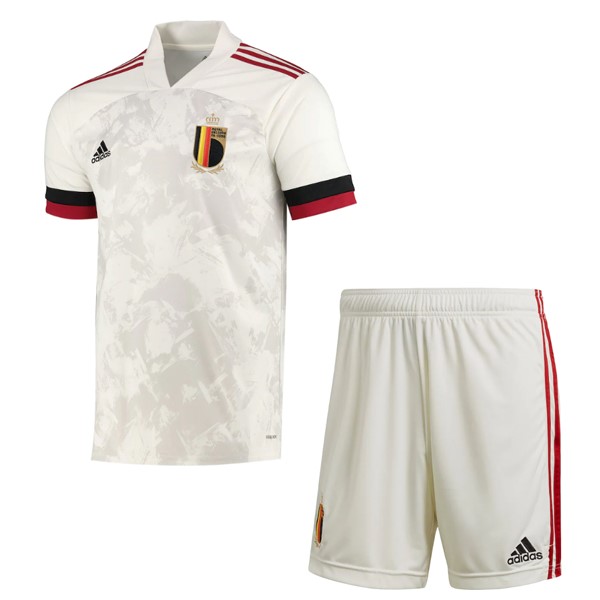 Camiseta Bélgica Segunda equipo Niños 2020 Blanco
